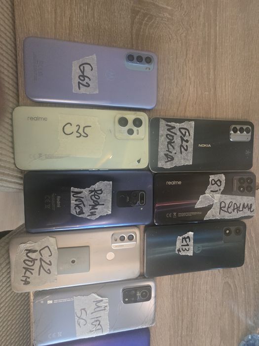 Лот Смартфони за части