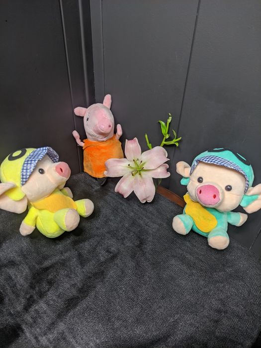 Игрушки мягкие разные