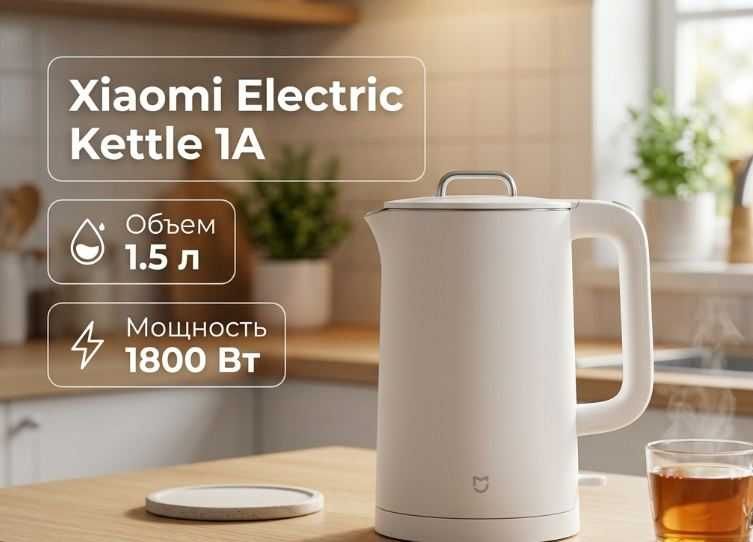 Электрочайник Xiaomi Mijia Electric Kettle 1A — Новый в упаковке