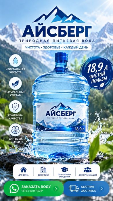 Доставка воды 20 литров