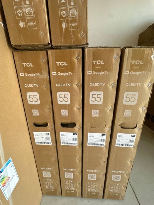 Телевизор TCL 55T6D QLED 4K новый 2026 доставка Бесплатная Установка