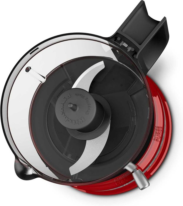 ПРОМО Нов 2г Гаранция Мощен Мини Кухненски Робот Блендер Чопър KitchenAid, 5KFC3516, Черен или Червен