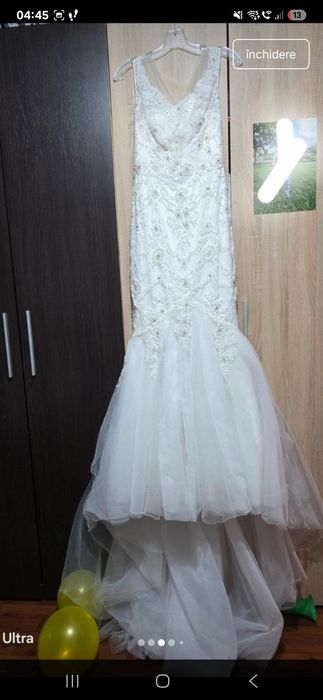 Rochie mireasa  maya fashion+crinolina sirena