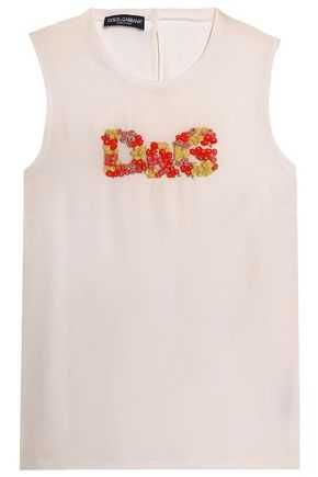 Bluză/top Dolce&Gabbana din mătase cu broderie, măsura 40IT