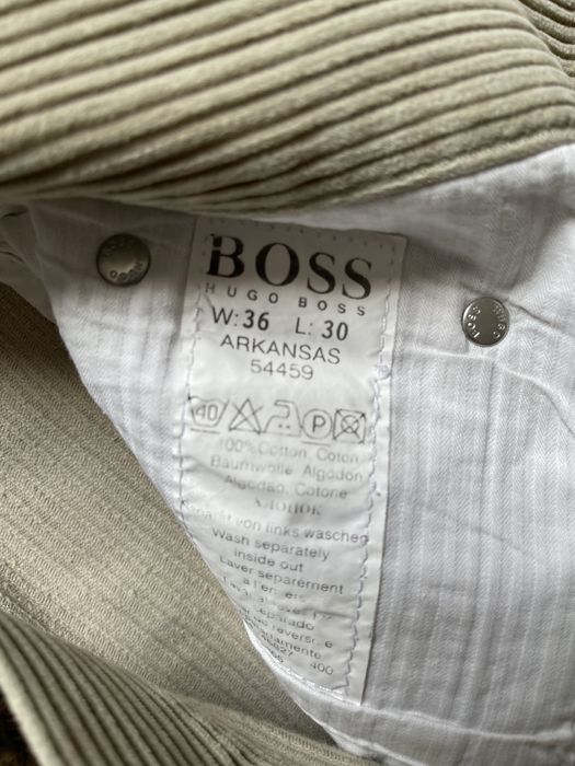 Blugi HUGO BOSS Arkansas Pantaloni Catifea Barbati | 36 x 30 (92 CM)