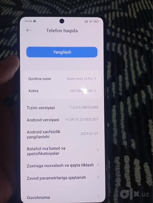 Redmi note 13 pro sotiladi