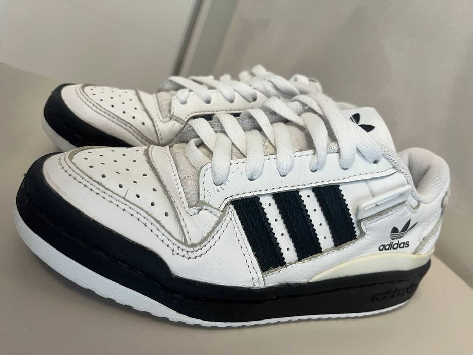 Sneakers low Adidas Forum clasic alb marimea 35.5