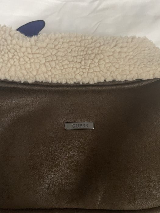 Geaca Piele Naturala Blana Guess