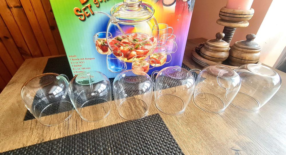 Комплект за напитки от 9 части ,,Bohemia" за пунш, чай, сокове 4.5L