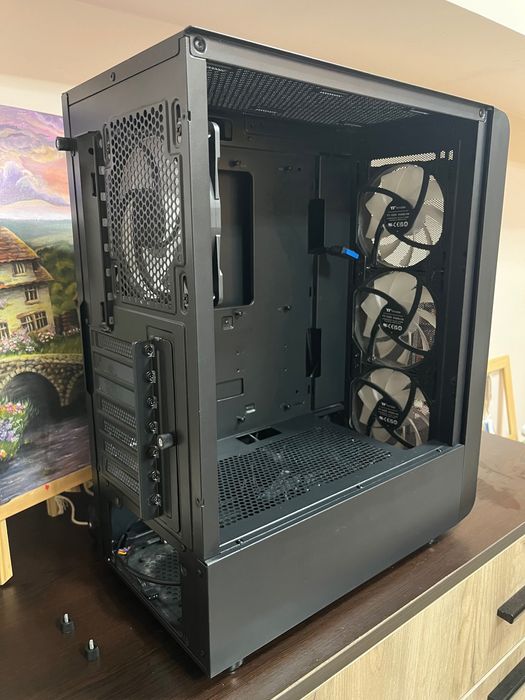 Кутия Thermaltake - S200 ARGB, mid tower, + 4 бр. вентилатори