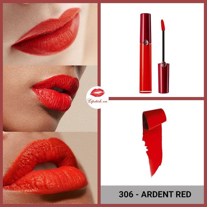 Giorgio Armani lip maestro gloss ardent red 306