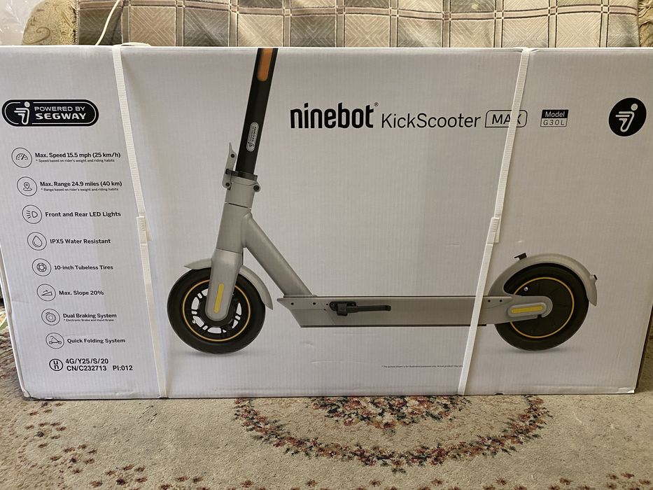 Оригинал! Ninebot Kickscooter Max G30L