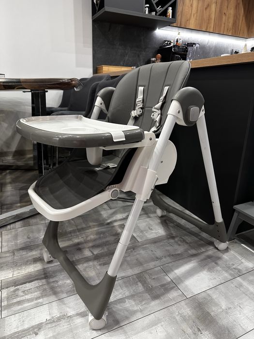Столче за хранене Kikkaboo Spicy, сив