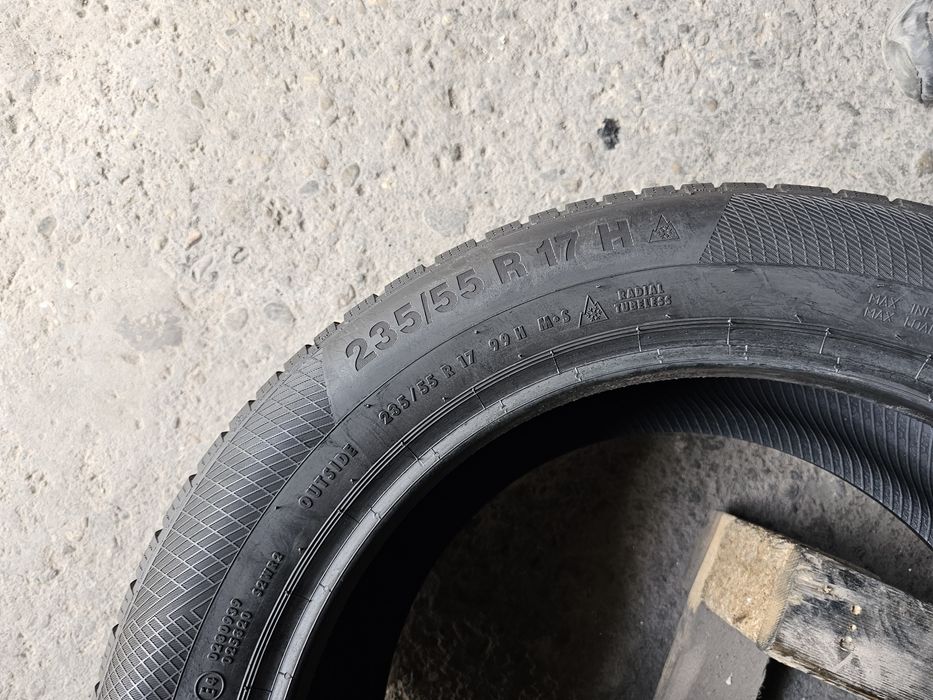 4 anvelope iarna 235 55 17 Continental 7.3mm
