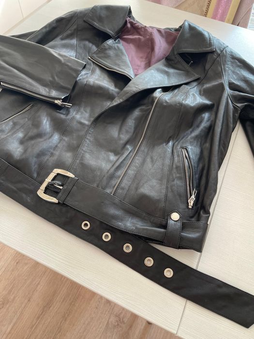 Кожаная куртка авиатор