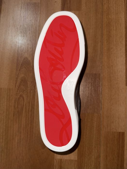 Adidași gri Christian Louboutin Louis Junior