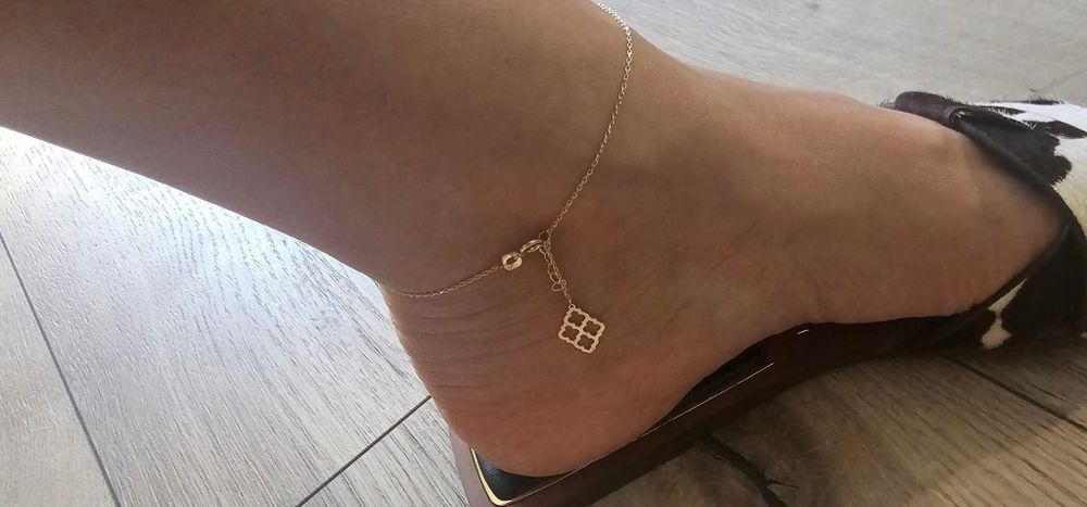 Brățara picior (gleznă) din aur 14 k