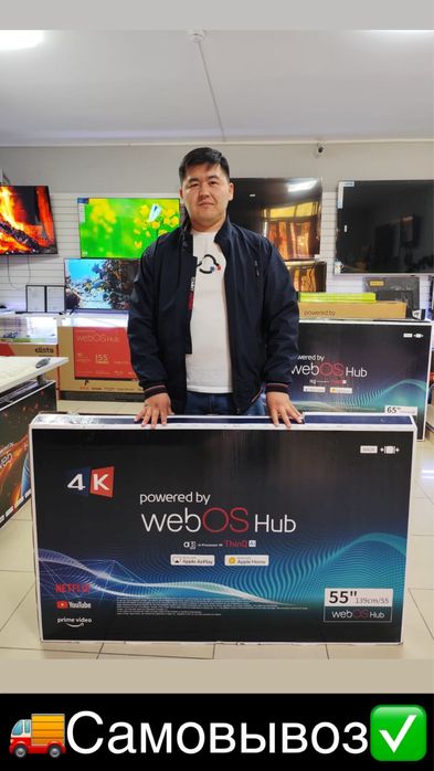 Новый телевизор по гарантии! Samsung Lg Smart Tv 4K