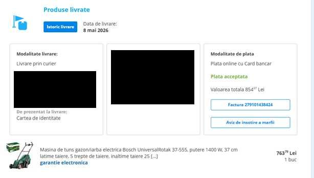 Garantie! Masina de tuns gazon/iarba electrica Bosch UniversalRotak 37-555 1400W