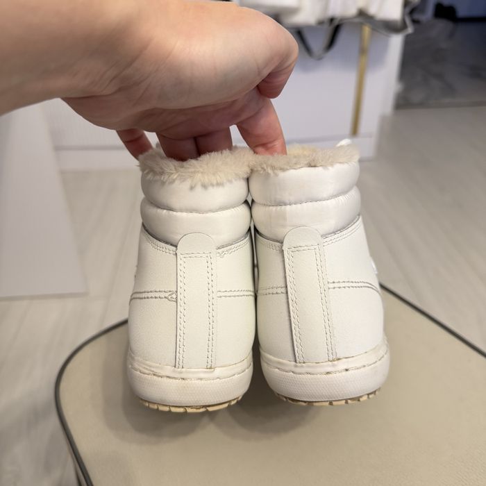 Зимние ботинки, бренд Lacoste, белые, 39 размер