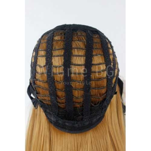 Дълга кестенява лейс фронт перука Саманта