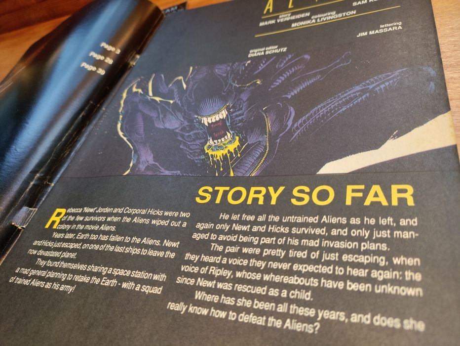 Aliens magazine 1991 - 3,6,7 Пришълец комикс списание