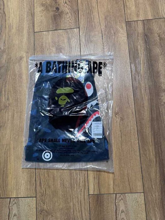 Bape Shark Blue Camo Shorts