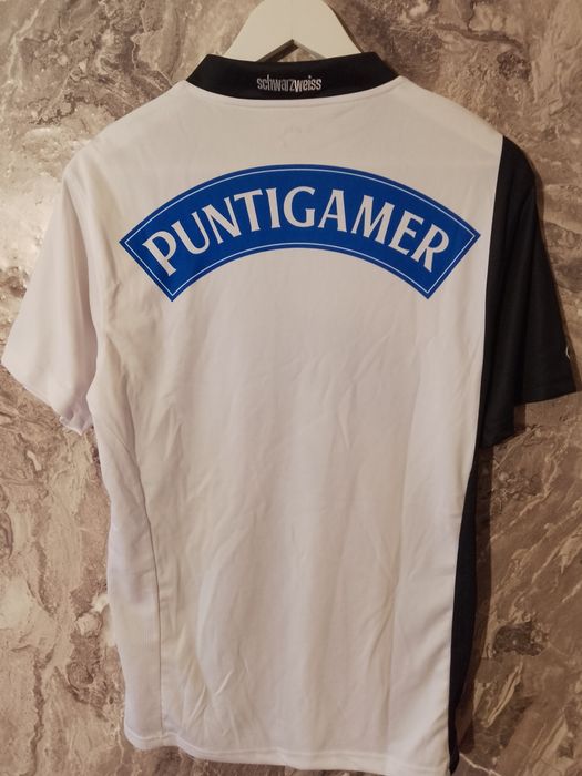 Tricou Fotbal Vintage Sturm Graz Aniversare 100 de Ani 2009-2010