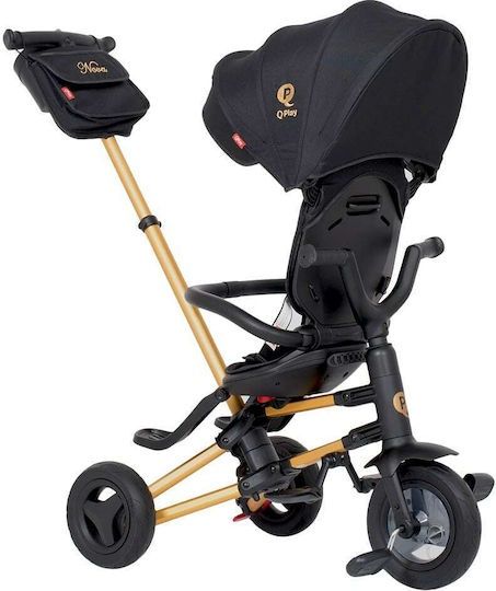 Bicicleta  tricicleta ultra pliabilă  Q Play Nova  cu mâner pentru părinți