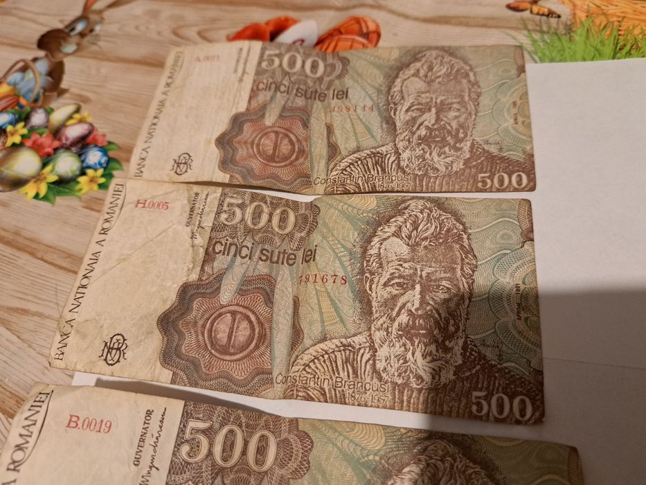 Bancnote Romanesti 500 de le 1991