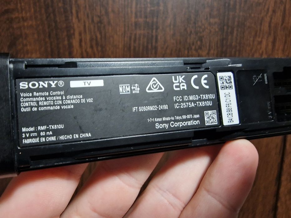 Telecomandă Originală Sony Smart TV RMF-TX810U cu Comandă Vocală