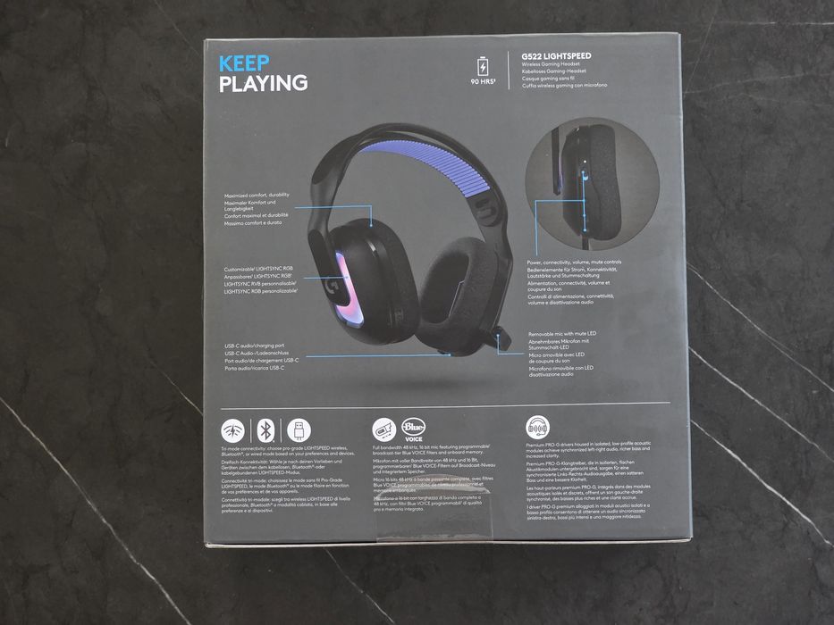 Căști gaming Logitech G522 noi și sigilate