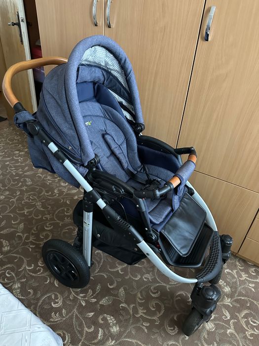 Детска количка My Junior +  Miyo 3 в 1, зимна, лятна, кош за кола