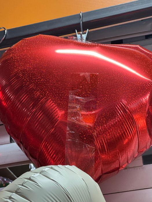 Baloane heliu inima dragobete valentines day plus butelie set cadou