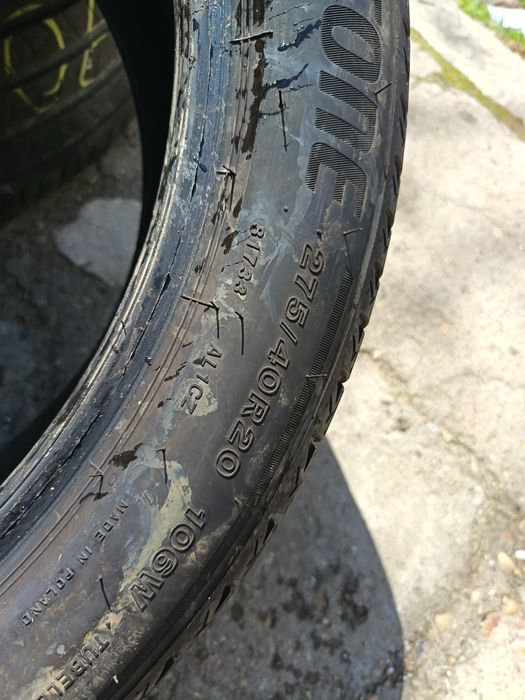 Anvelope vara 275 40 20 Bridgestone runflat 5.6mm