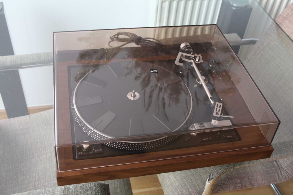 Pick-up Dual 491 direct drive automatic cu doza si ac nou AT3600L.