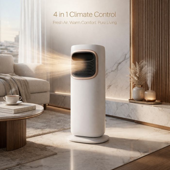 Очиститель воздуха обогреватель увлажнитель 4в1 Ovation 4B1

• 4 в 1 с