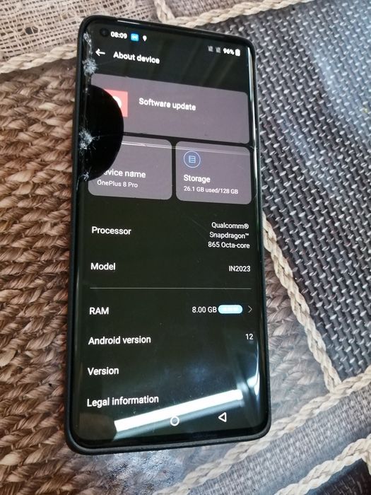 Carcasa Sparta Oneplus 8Pro Display Spart Oneplus 6T