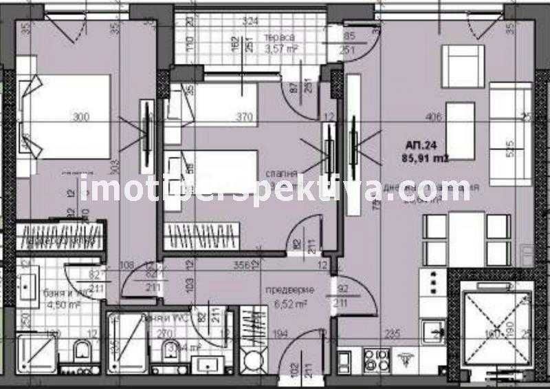 Продава се Тристаен апартамент в Пловдив, Тракия - 98 кв.м за 1562 €/кв.м - Снимка #10