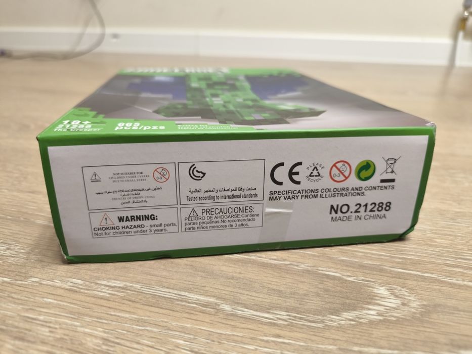 Лего крипер Майнкрафт