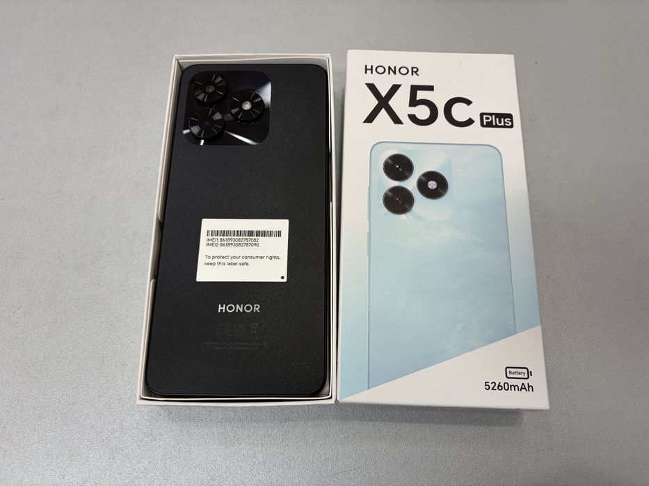 Honor X5c Plus, 128 gb, 4 gb ram, Black, nou la cutie