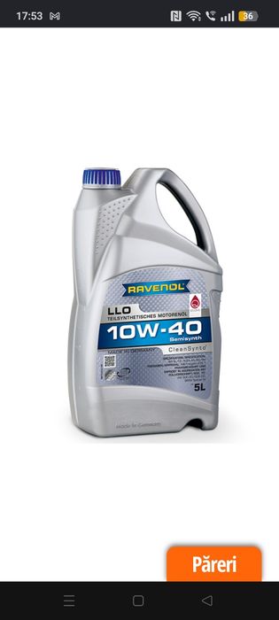 Ulei motor nou ravenol