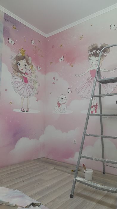 Семейная пара.Все виды ремонтных  работ…700 тг кв.м…Все виды обоев .