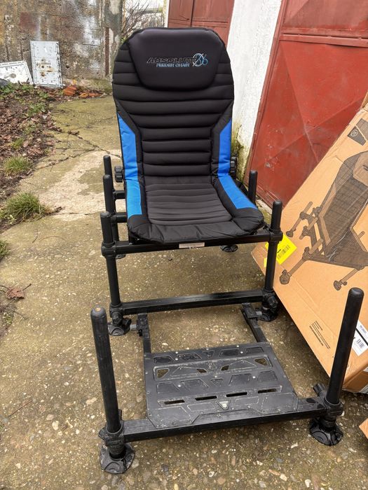 Scaun preston feeder + podina preston + Husa transport jrc + adaptori