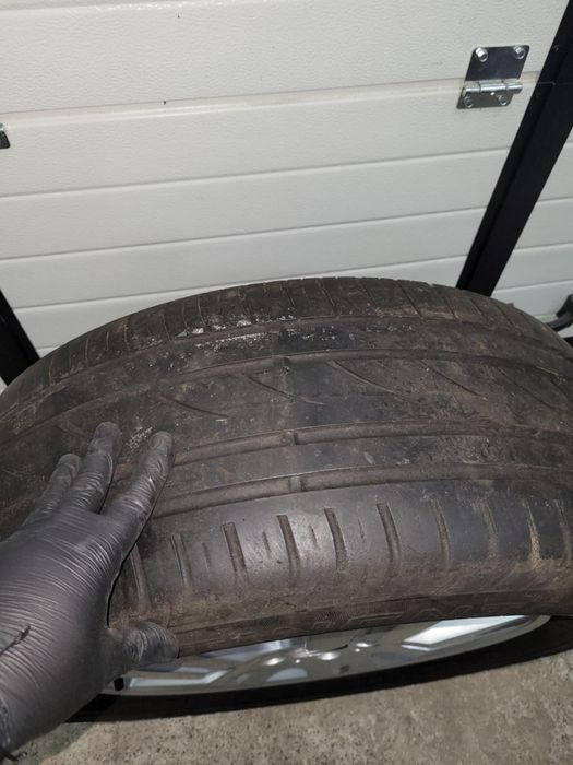 Jante 18  originale Mercedes cu anvelope Michelin