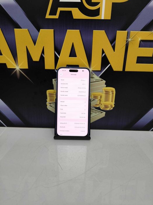 iPhone 16 Plus 128GB Blue 92 % AGP Amanet 4119