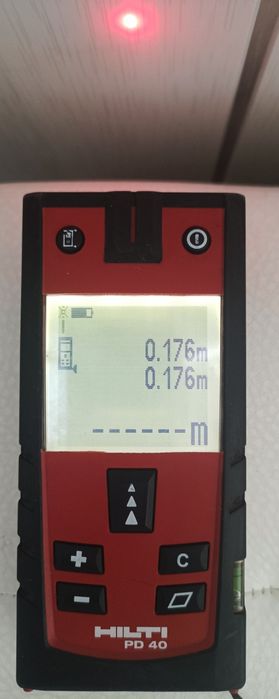 Лазерный дальномер (рулетка) Hilti PD 40 + оригинальный чехол