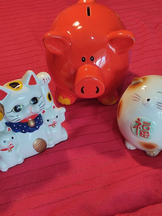 Копилки из фарфора