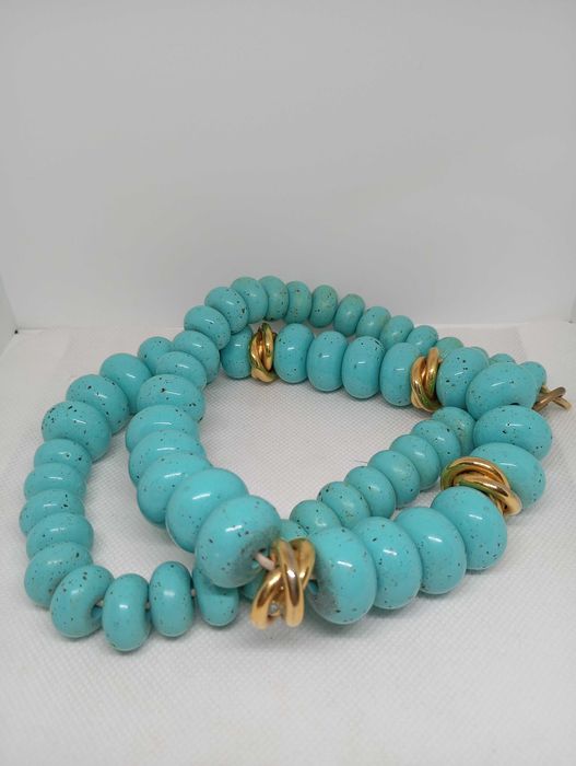 Colier Turcoaz natural ~ 40 cm