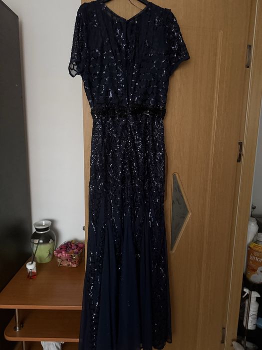 Rochie ocazie M bleumarin